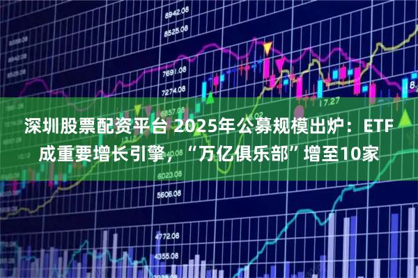 深圳股票配资平台 2025年公募规模出炉：ETF成重要增长引擎，“万亿俱乐部”增至10家