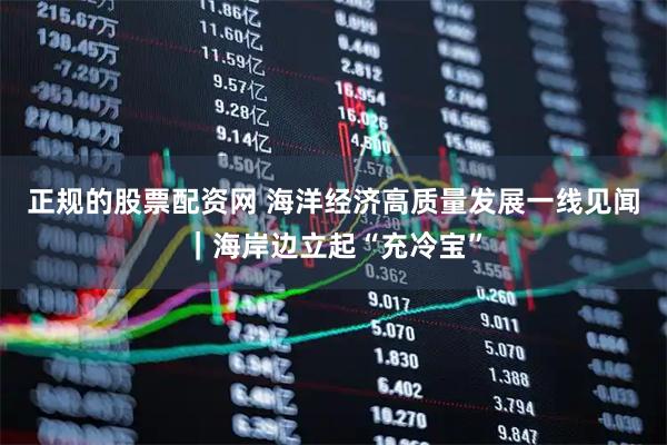 正规的股票配资网 海洋经济高质量发展一线见闻｜海岸边立起“充冷宝”